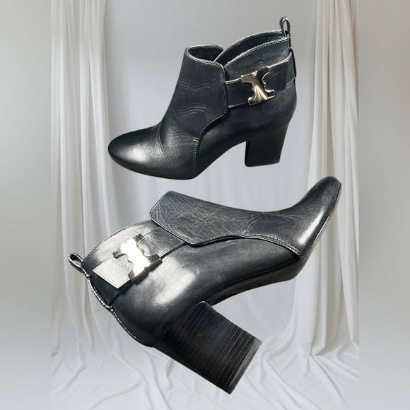Tory Burch | Black Ankle Booties - Picture 1 of 13